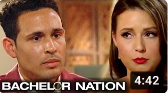 Bachelor Nation YouTube video thumbnail of two contestants from The Bachelorette