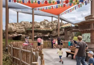 Guests observe big cats at Tulsa Zoo's Lost Kingdom