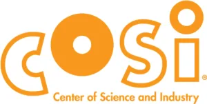 Cosi Logo: "Center of Science and Industry"