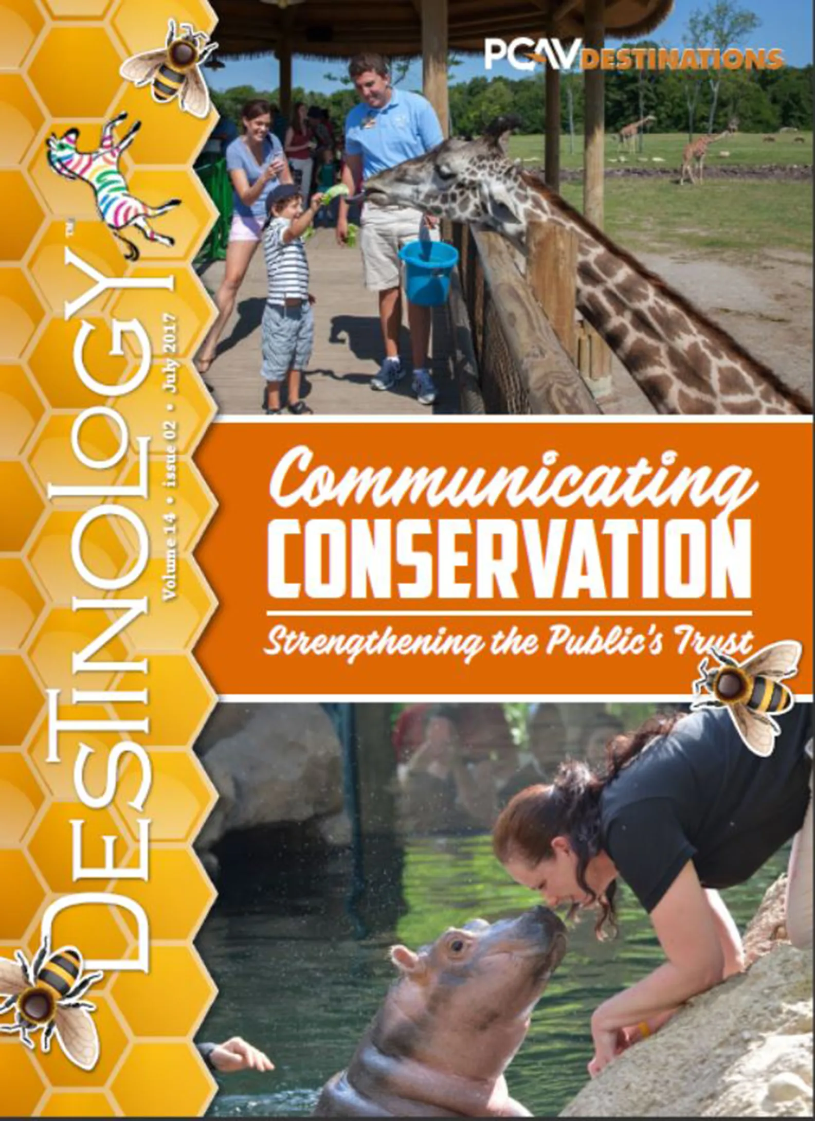 The cover of the Destinology Communicating Conservation: Strengthening the Public's Trust