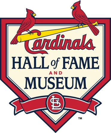 The logo for the St. Louis Cardinals Hall of Fame and Museum