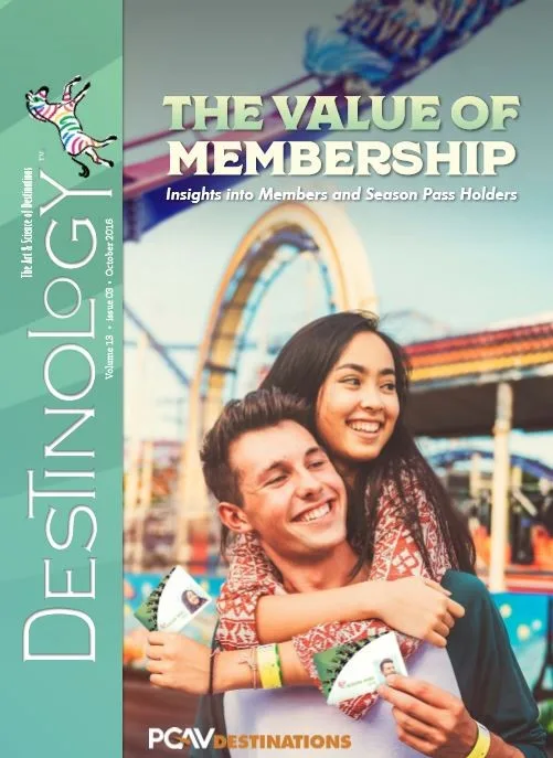 The cover from the Destinology The Value of Membership: Insights into Members and Season Pass Holders