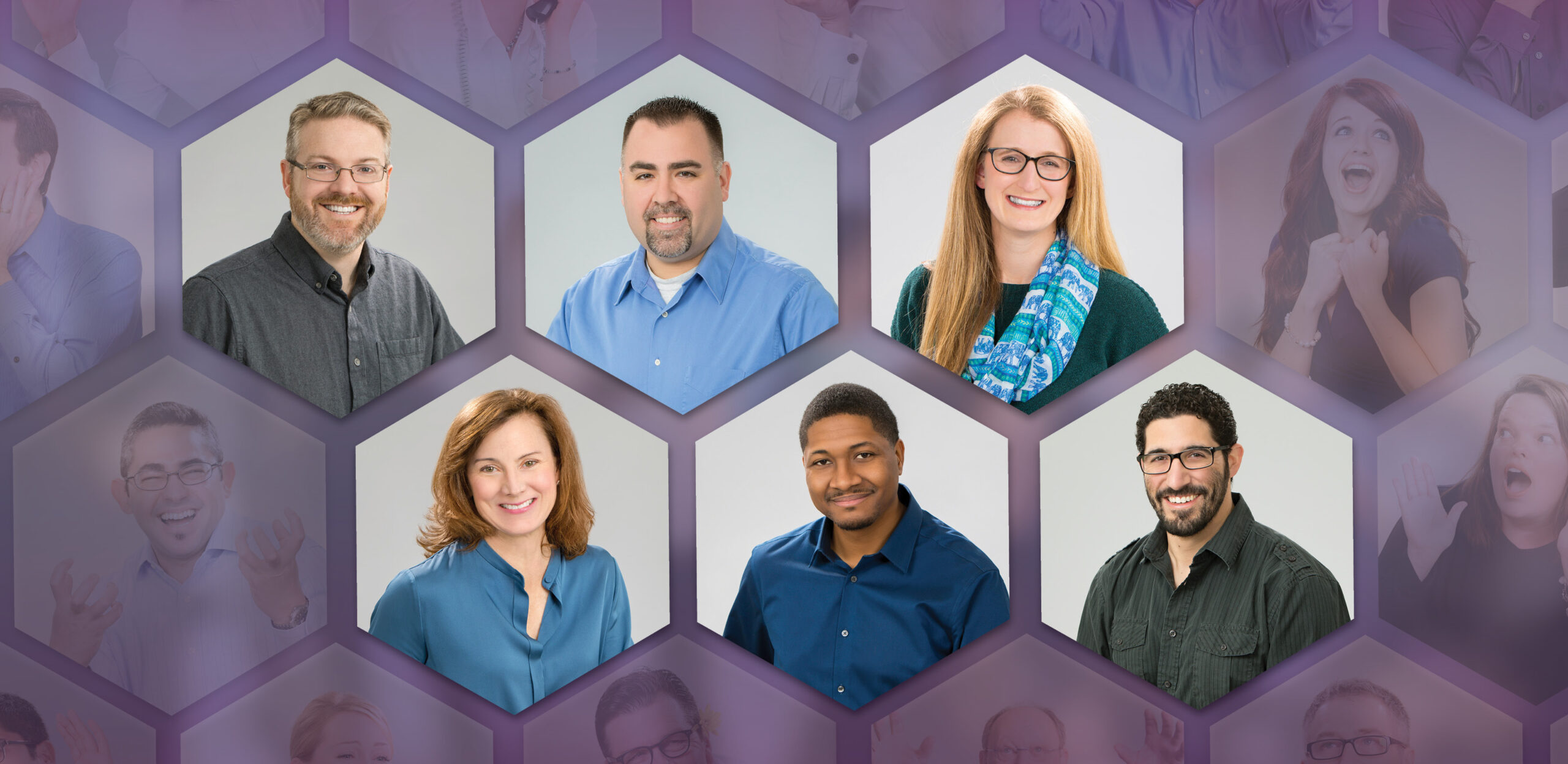 Montage of 2018 new hires featuring PJ Tamayo, Matthew Scott, Kathleen Robert, Jedd Pellerin, Whitney Jones, and Matt Halveland