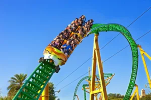 Cheetah Hunt roller coaster at Busch Gardens Tampa