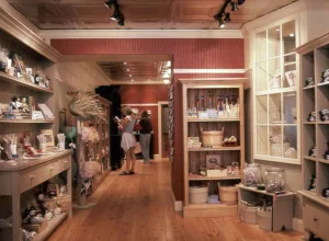 The rustic gift shop at Mark Twain Boyhood Home and Museum