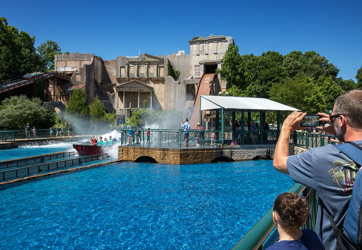 Busch Gardens Escape Pompeii Ride