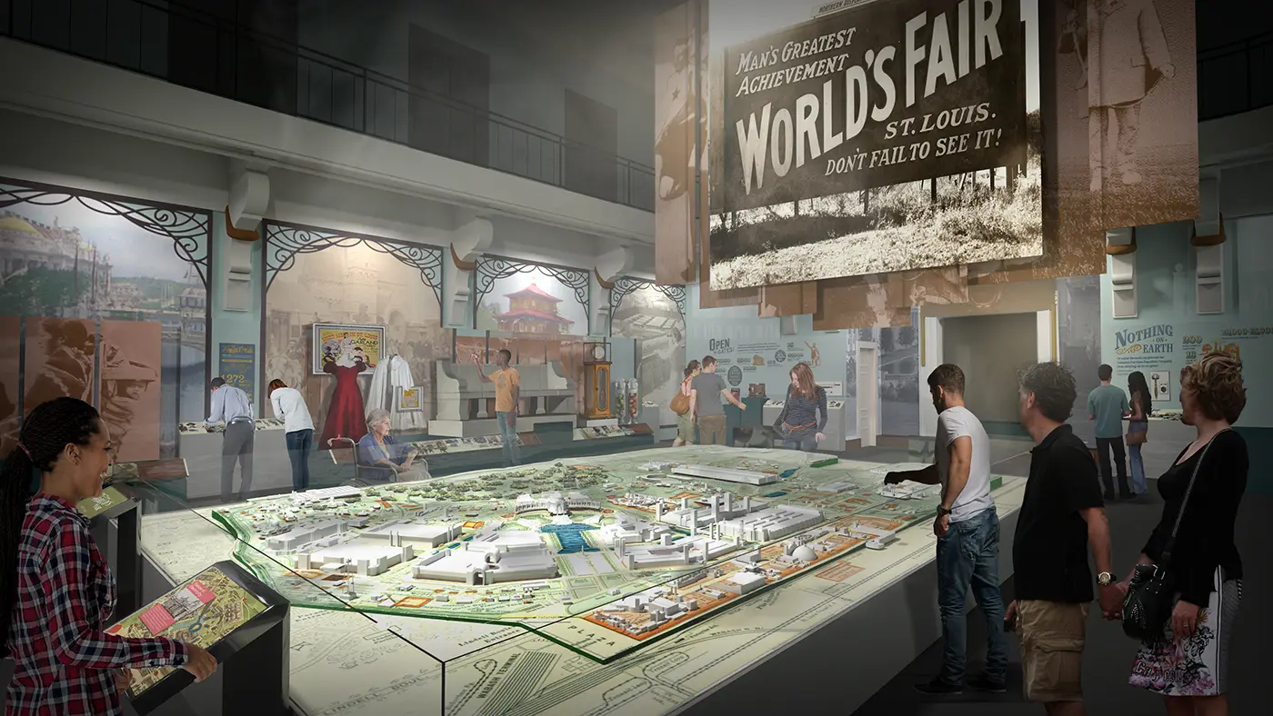 of Missouri History Museum 1904 World's Fair Replica Render