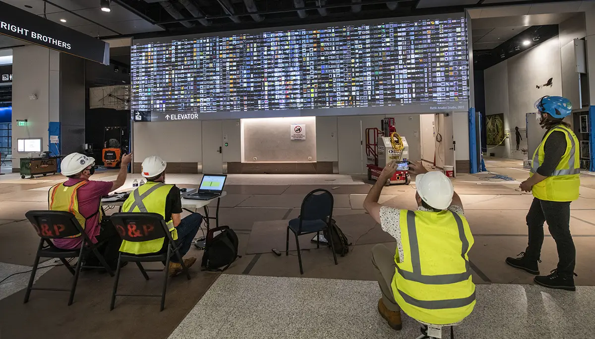 The Commons National Air and Space Museum Acoustic Murals Test