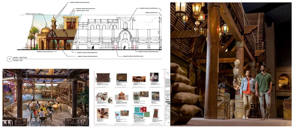 Ocean exhibit display mood board