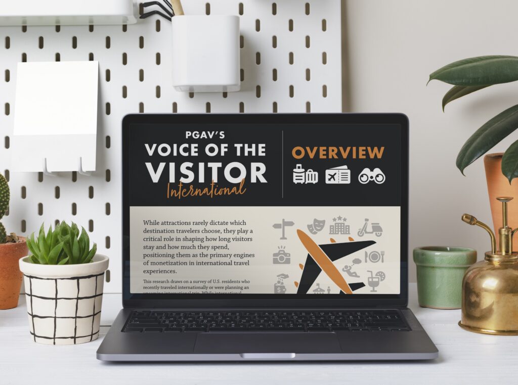 PGAV’s Voice of the Visitor. With an International Flair.